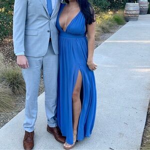 Blue Wedding Guest Dress